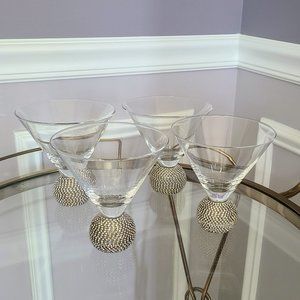 Set of 4 Pier 1 Imports Martini Glasses